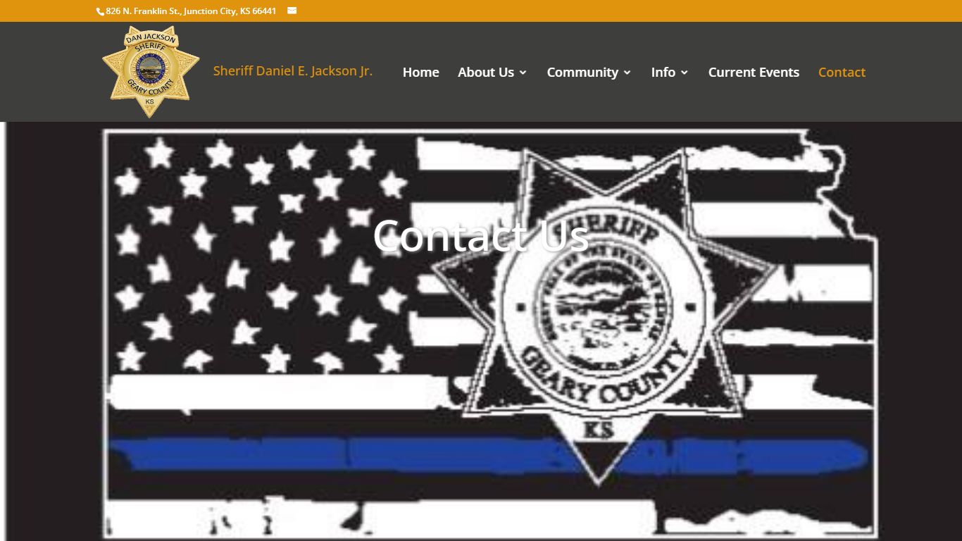 Contact | Geary County KS Sheriff